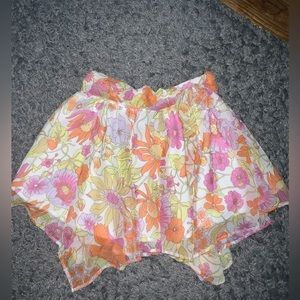 Flowy Floral skirt